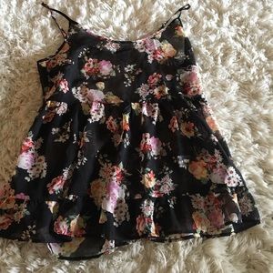 Cute, thin, flowy floral tank